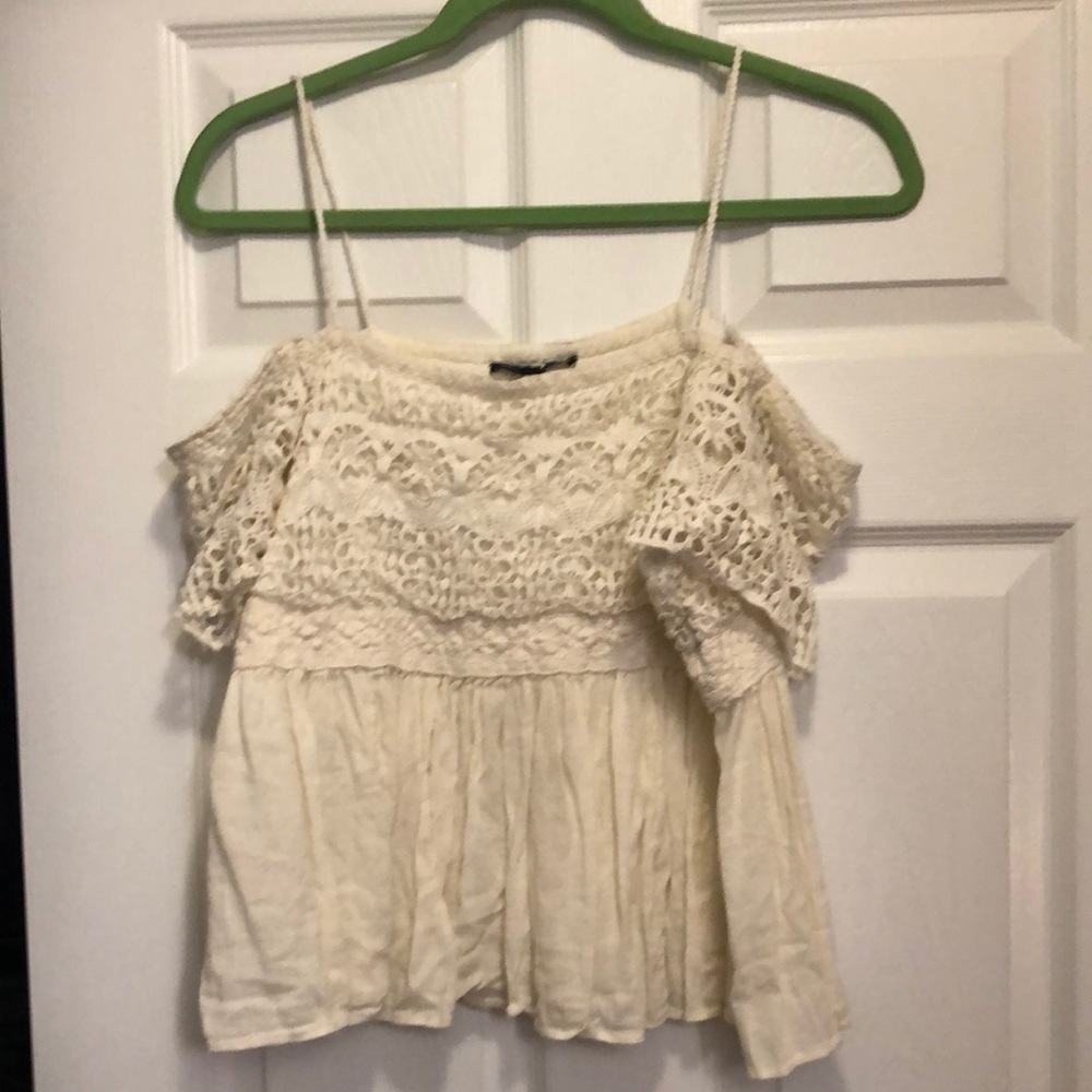 American Eagle Crochet Top